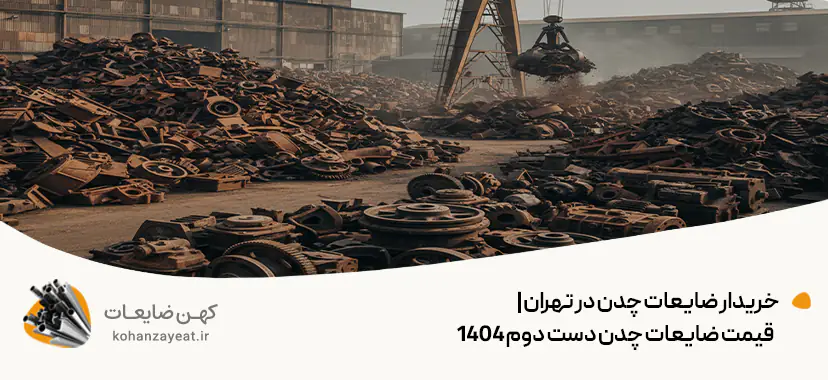 خریدار ضایعات چدن در تهران | 💰قیمت ضایعات چدن دست دوم 1404 خریدار ضایعات چدن در تهران | 💰قیمت ضایعات چدن دست دوم 1404